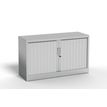 Réhausse pour armoire à rideaux metalliques -  L120 x H43 x P43cm - corps alu/rideau alu