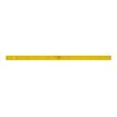 3701254703477-Wonday - Règle plate avec bouton pour tableau magnétique - 1m - en bois laqué - jaune-Avant-0