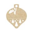 3329686170737-Clairefontaine - 12 Étiquettes cadeau kraft - boules de Noël - 8 x 16 cm-P_405110255_7-6