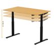 3760350281166-Bureau électrique UGO - L120x70cm - pieds noirs - plateau imitation chêne Stone-P_405113023_9-8