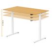 3760350281111-Bureau électrique UGO - L140x80cm - pieds blancs - plateau blanc laqué-P_405113028_8-7