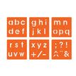 3471052250601-Graine Creative - lot de 6 pochoirs - lettres minuscules, ponctuation-P_405119636_1-0