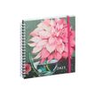 3660942078092-Agenda Sophie Adde - 1 semaine sur 2 pages - 15 x 17 cm - dahlias - Exacompta-P_405120043_1-0