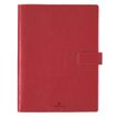 Agenda spiralé Milano - 1 semaine sur 2 pages - 22 x 28 cm - rouge - Oberthur