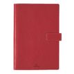 Agenda spiralé Milano - 1 semaine sur 2 pages - 17 x 24,5 cm - rouge - Oberthur