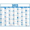 3664447135892-Oberthur Classique - Calendrier 7 mois par face - 21 x 26,5 cm - bleu-P_405120432_1-0