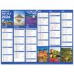 Calendrier bancaire illustré année civile BOUCHUT " Douce France Medium" 32 x 42 cm Pefc 70 %
