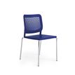 8033540636561-Chaise Luge MALIZIA - 4 pieds chromés - bleu-P_405121649_1-0