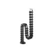 T'nB Ergonomic - Guide câble articulé avec base en métal - noir