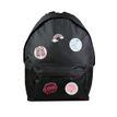 3666311016344-Sac à dos + 1 trousse - 1 compartiment - noir - avec 5 patchs fille - Bagtrotter-P_405128951_1-0