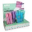 8410782182801-Stylos Nordik à encre gel bleue – Couleurs pastel – Écriture fluide et précise--5