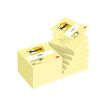 Post-it - 12 Blocs Z-Notes - jaune - 76 x 76 mm