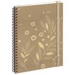 0404051470735-Agenda spiralé Végétal Pratic S - 1 semaine sur 2 pages - 14 x 18 cm - kraft - Exacompt-P_405147073_1-0