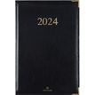 3664447154145-Agenda Kiev - 1 semaine sur 2 pages - 22 x 30 cm - noir - Oberthur-P_405148951_1-0