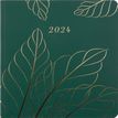 Agenda Astoria - 1 semaine sur 2 pages - 16 x 16 cm - vert - Oberthur