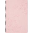 Agenda à spirale Primrose - 1 semaine sur 2 pages - 17 x 24,5 cm - rose - Oberthur