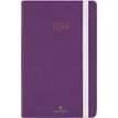 Agenda Eton - 1 semaine sur 2 pages - 13 x 21 cm - violet - Oberthur