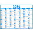 3664447154657-Calendrier Classique - 7 mois par face - 43 x 55 cm - bleu - Oberthur-P_405149386_1-0