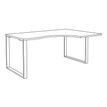 3253310200050-Bureau compact LOFTER - L160 cm - Retour à droite - Plateau imitation noyer - pied carbone - (pied de renfort obligat-P_405152109_2-1