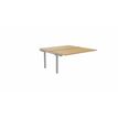 3617350003390-Bureau Bench ARIAL - Plan suivant - L140 x P165 cm - plateau imitation chêne clair - pied-P_405153470_1-0