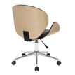 3397701859318-Chaise HERCULE - Bois multiplis imitation chêne clair et polyuréthane noir-P_405154170_4-3