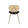 3397702703177-Chaise Visiteur OLYMPE - 4 pieds - bois multiplis imitation chêne clair et tissu noir-P_405154174_6-5