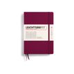 Leuchtturm1917 - Carnet de notes rigide A5 - ligné - bordeaux