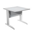 7331920000614-Bureau droit Trend - L80 - Pieds métals - plateau gris-P_405165601_1-0