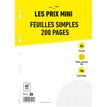 3020120239453-Les Prix Mini - feuilles simples A4 - 200 pages - petits carreaux (5x5mm) - perforées-P_405183592_1-0