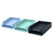 3045050470820-Oxford Harmonia - Corbeille à courrier - 2 niveaux - Carte rigide rembordée et pelliculée - Disponible en 3 coloris : bleu paste-P_405184215_1-0