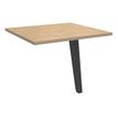 3253310173293-Retour direct pour bureau simple STEELY - L80 cm - pied carbone - plateau imitation chêne-P_405185126_1-0
