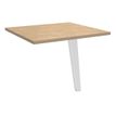 3253310173309-Retour direct pour bureau simple STEELY - L80 cm - pied blanc - plateau imitation chêne c-P_405185127_1-0