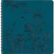 3664447204987-Agenda à spirale Primrose - 1 semaine sur 2 pages - 16,5 x 16,5 cm - vert canard - Oberthur--0