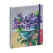3660942086462-Agenda de bureau Sophie Adde Lady 20S spiralé - 1 semaine sur 2 pages - 15 x 21 cm - Viol-P_405186231_1-0