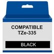 3700654267244-Ruban compatible Brother TZe-335 - Blanc sur noir - rouleau (1,2 cm x 8 m) - The Premium S-P_405188401_1-0