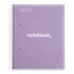 8422593499504-Notebook Miquelrius à couverture souple format A5 avec lignes horizontales, 120 feuilles de 5 couleurs, collection Emotions ,--0