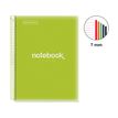8422593499405-Notebook Emotions, couverture souple, A4 lignes horizontales 7 mm, 120 feuilles de 5 couleurs, Miquelri--1