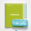 8422593499405-Notebook Emotions, couverture souple, A4 lignes horizontales 7 mm, 120 feuilles de 5 couleurs, Miquelri--2