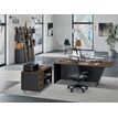 3253310544116-Bureau KHEOPS avec pied droit à gauche - L200 - plateau imitation noyer - structure carbo-P_405223988_4-1