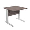 0404052256123-Bureau droit Trend - L80 - Pieds métals - plateau imitation frêne toscan - pied effet ch-P_405225612_1-0