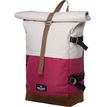 Sac à dos WALKER "Roll Up Pure Eco" - 2 compartiments coloris Popcorn / Fresh Pink