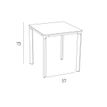 8414376816530-Table 70x70cm MEET - Ezpeleta professionnel - Taupe-P_405227974_3-2