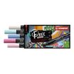 4006381615143-STABILO Free T300 Candy - 5 Marqueurs - permanent - rose poudré, rose, bleu clair, bleu cobalt, blanc - opaque - encre acrylique -P_405234765_4-3