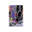4006381615150-STABILO Free T300 Urban - 5 Marqueurs - permanent - noir, rouge, turquoise, bleu foncé, pourpre - opaque - encre acrylique -P_405234766_5-4