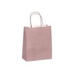 3700481684108-50 Sacs cadeau kraft - poignées torsadées - 23 cm x 12 cm x 30 cm - rose poudré-P_405240043_1-0