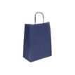3700481686874-50 Sacs cadeau kraft - poignées torsadées - 23 cm x 12 cm x 30 cm - bleu marine-P_405240046_1-0