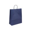 3700481686898-50 Sacs cadeau kraft - poignées torsadées - 35 cm x 14 cm x 41 cm - bleu marine-P_405240047_1-0