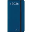 3664447206004-Oberthur Néo Flex 16 Pocket - Agenda - semainier - 89 x 165 mm - papier blanc - couverture bleu marine--0