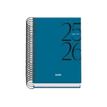 8421938520644-Dohe SYSTEM - Agenda - 2025-2026 - 1 jour par page - reliure à spirale - A6 (120 x 170 mm) - 144 feuilles - bleu - carton -P_405247001_2-0