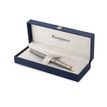 Waterman Hémisphère - Roller pointe fine - métallique gris - encre noire 